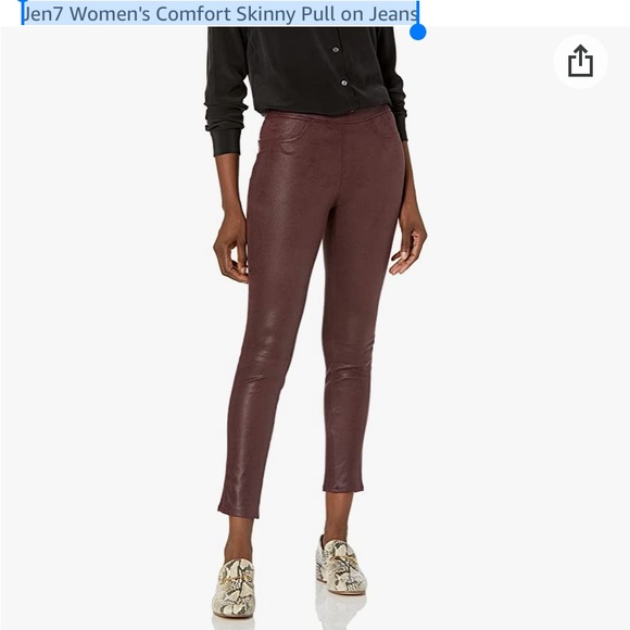 Jen7 Women's Comfort Skinny Pull on Jeans - Picture 5 of 6